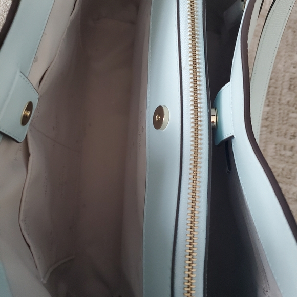 Kate Spade Light Blue Lena Triple Compartment Shoulder Bag. NWT - Picture 6 of 9